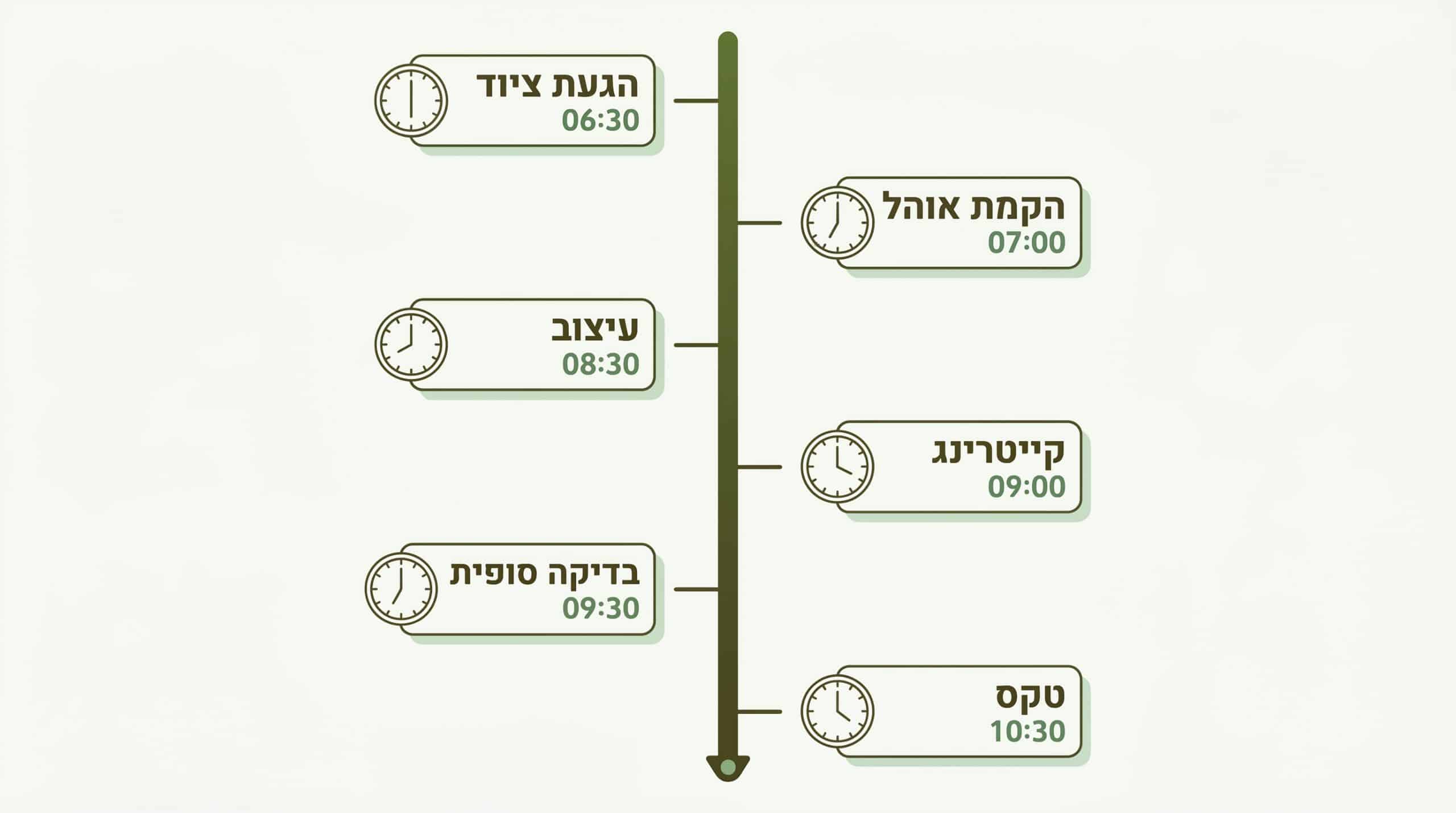 לוח זמנים ליום הברית — מתי מתחילים ומתי עוצרים